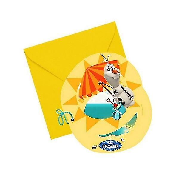 Frozen Beach Olaf Invitations (Pack of 6)