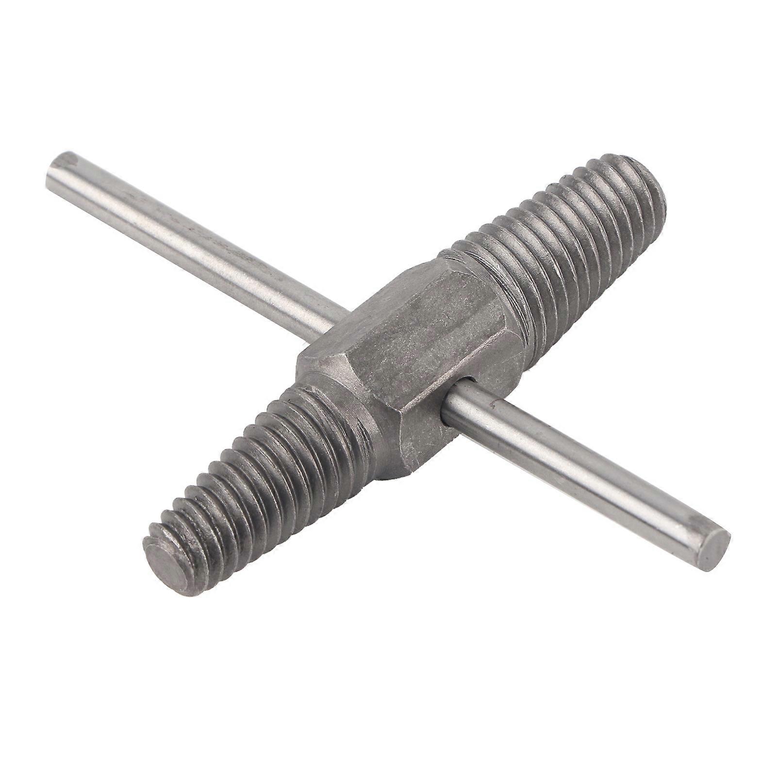 Qukaim Broken Bolt Extractor Screw Extractor High Speed Steel Double Ended Broken Bolt Remover with Rod for Water Pipes, Damaged Screw Remover