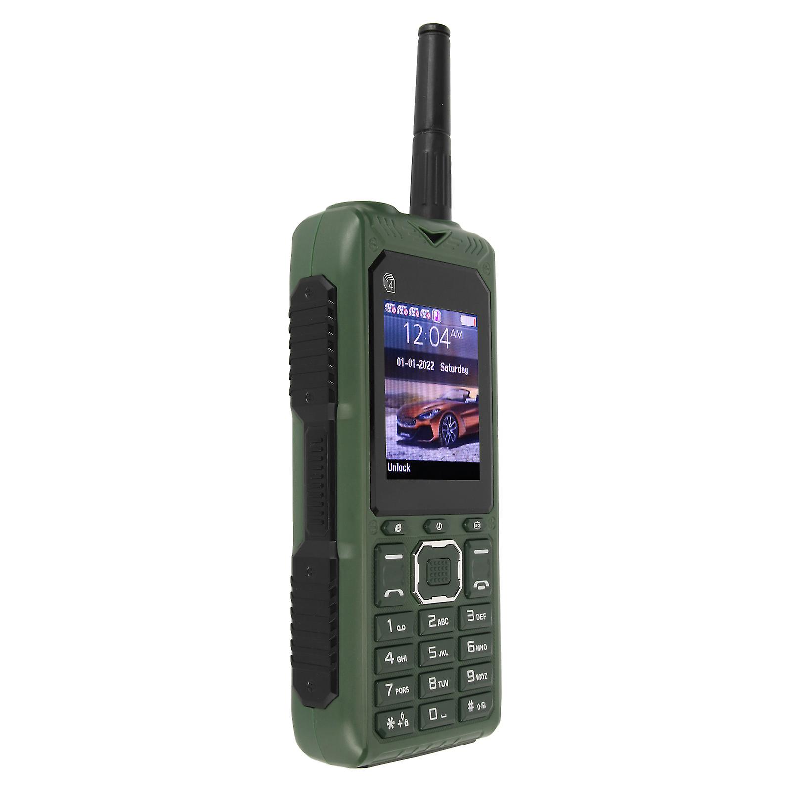 ロック解除済みシニア向け携帯電話 2G レトロ 4カード 4スタンバイ 2400mAhバッテリー 大型ボタン アンテナ付き 高齢者向け キッズ向け