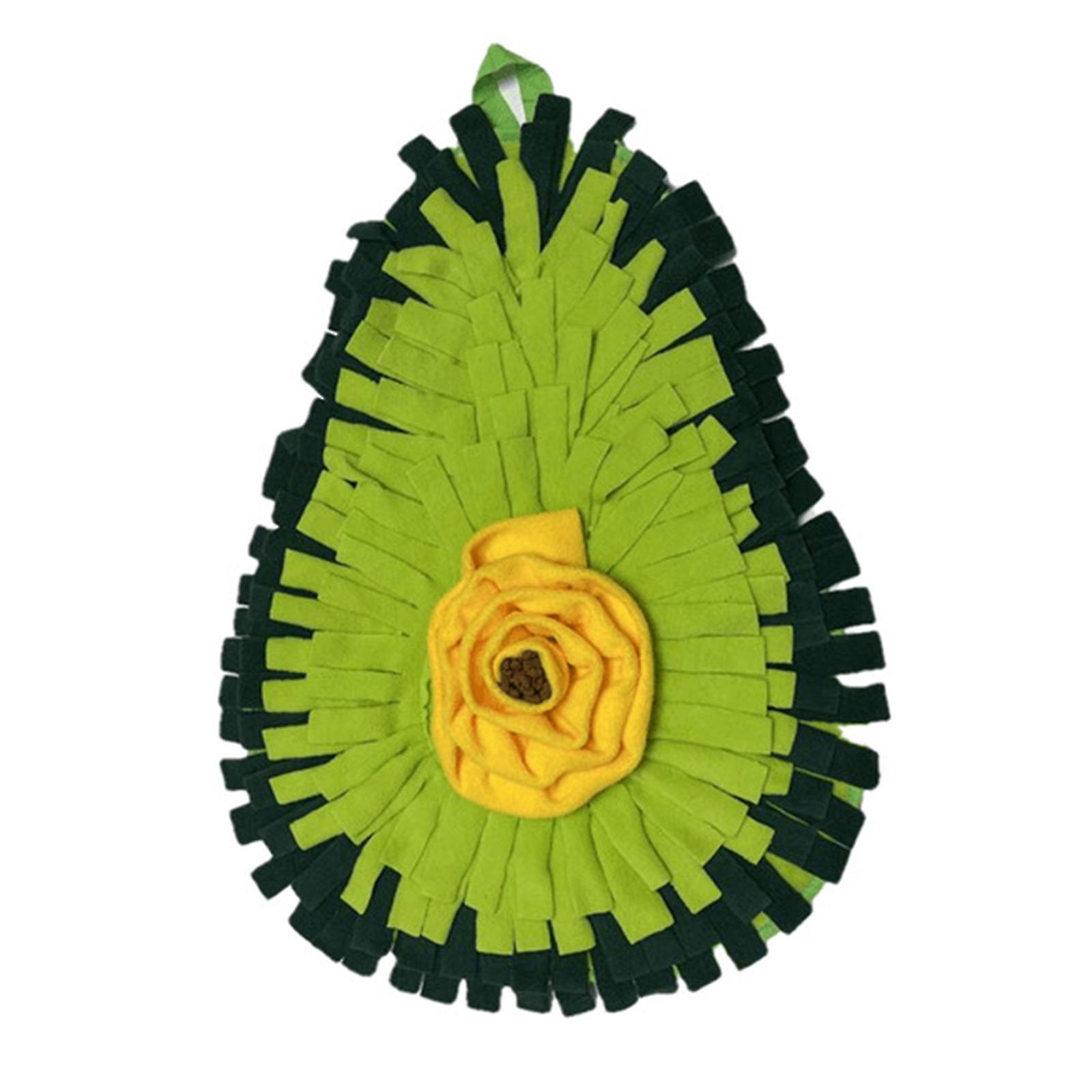 Dog Snuffle Plush Toy Dispensing Avocado For Dogs Interactive Stuffed Chew Toy