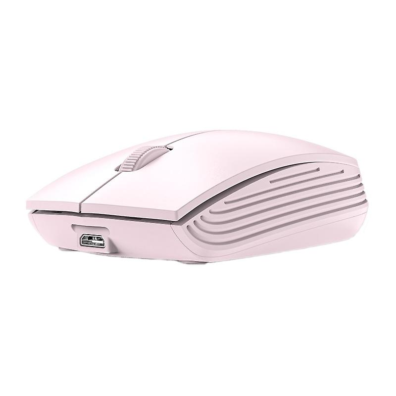 811 Laptop Wireless Mouse, Spec:  Battery Version (Pink) Battery Version (Pink)