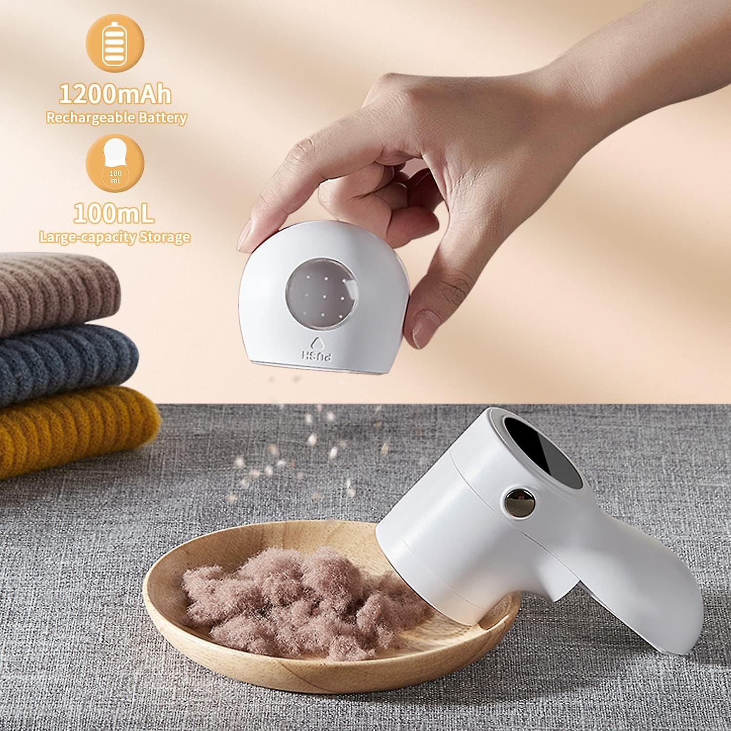 Mini Shaver, Rechargeable LED Display, White