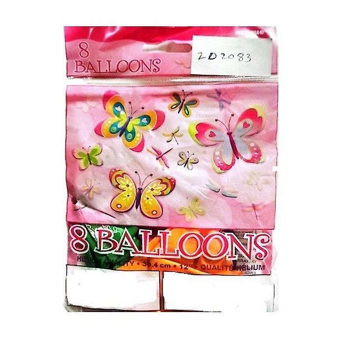 Unique Party Latex Printed Balloons (Pack of 8)