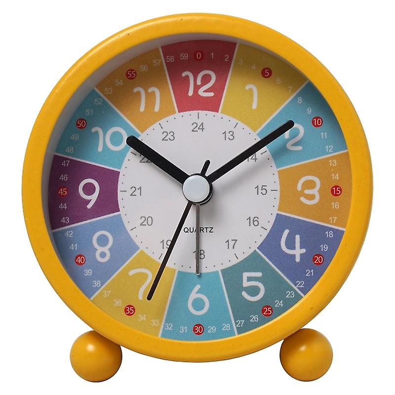 Children Educational Alarm Clock Yellow