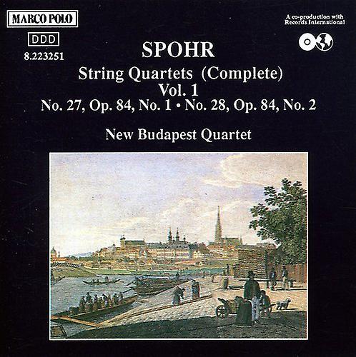 L. Spohr - Vol. 1-STR Quartets  [COMPACT DISCS] USA import