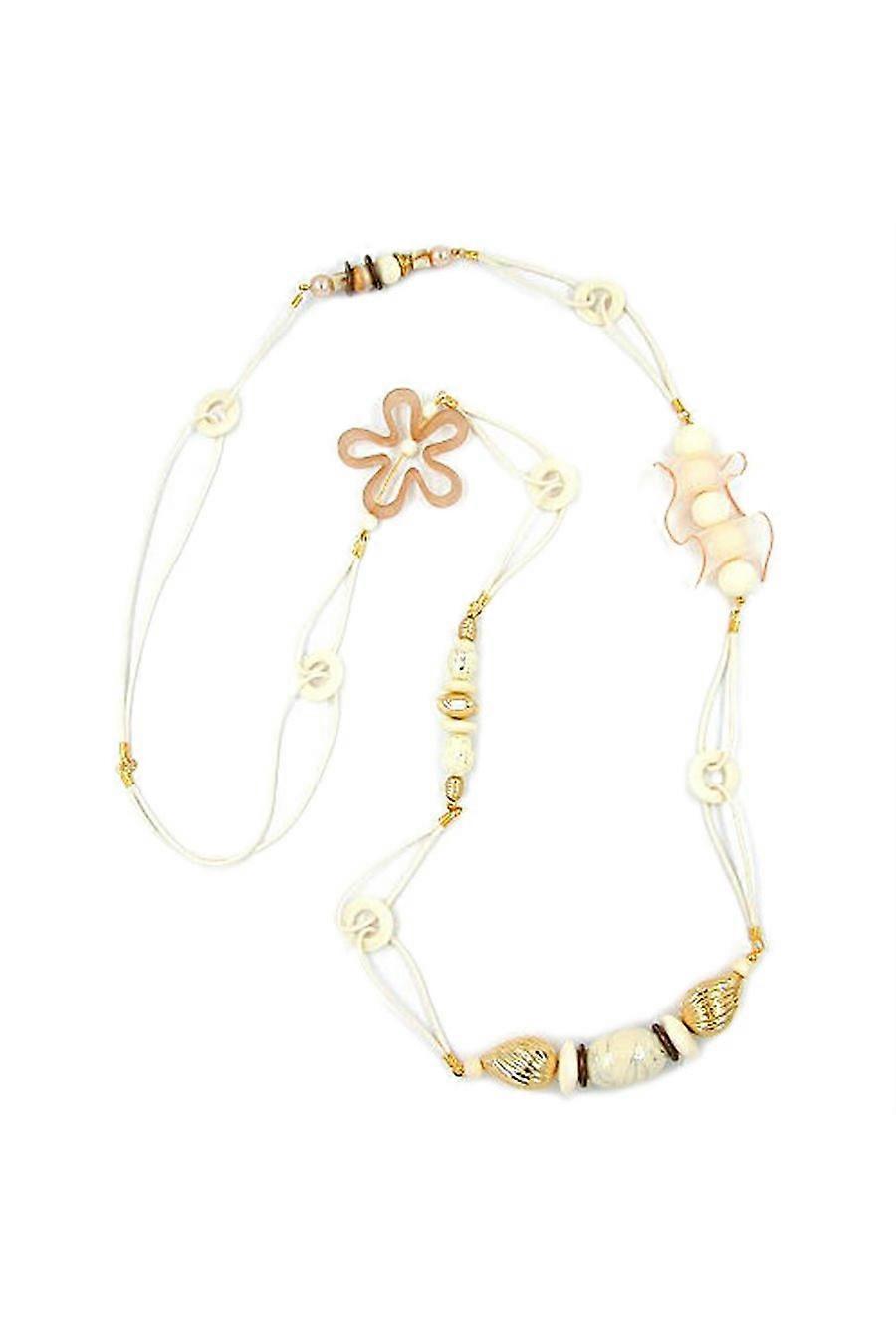 Necklace Fantasy Flower Beads 110cm - Gl01106