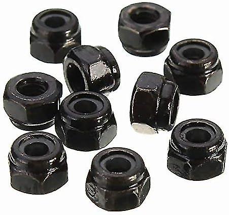 10pcs Carbon Steel Self-locking Hex Nut Nylon Insert Nut M8