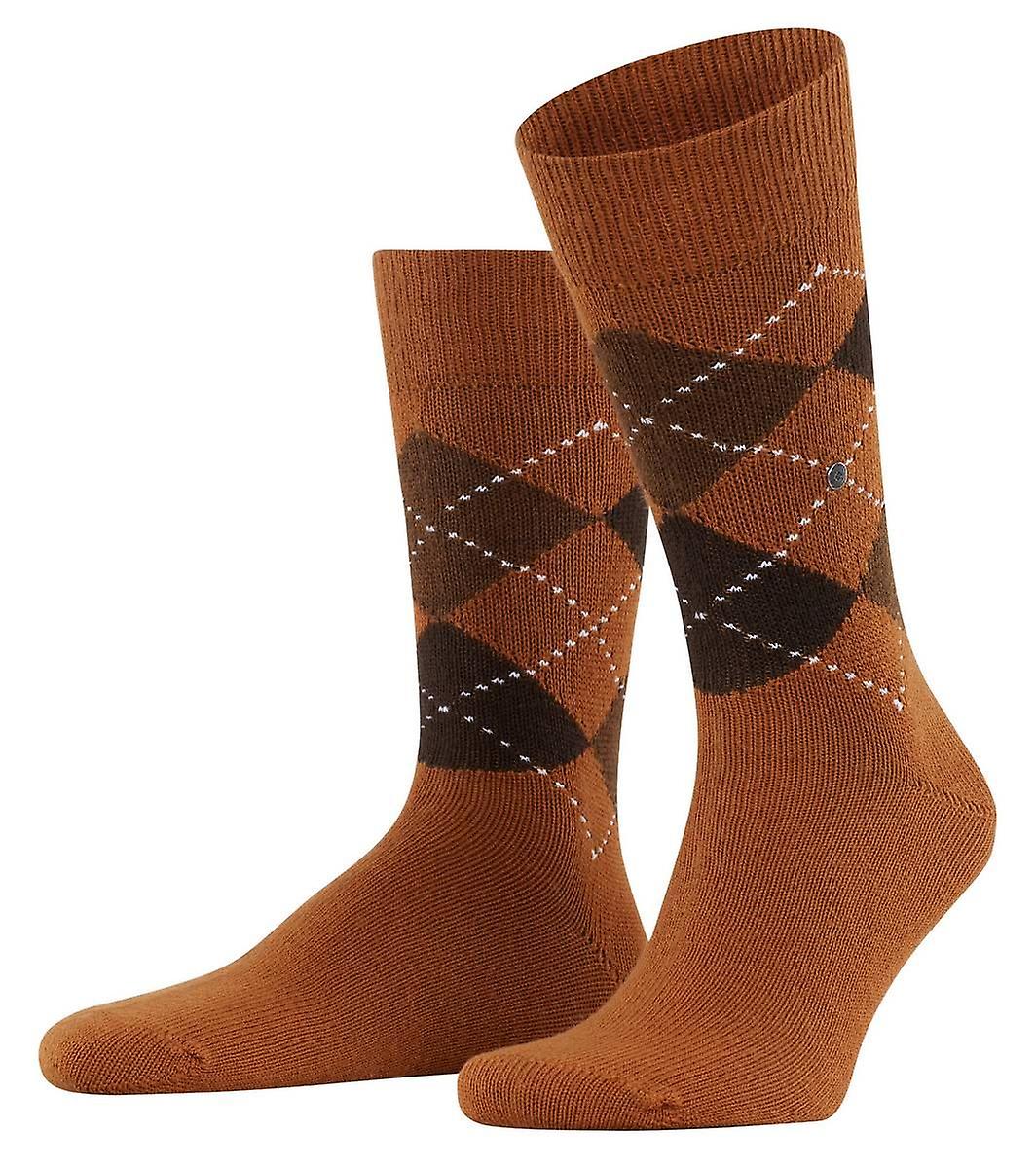 Burlington Preston Socks - Taupe Brown