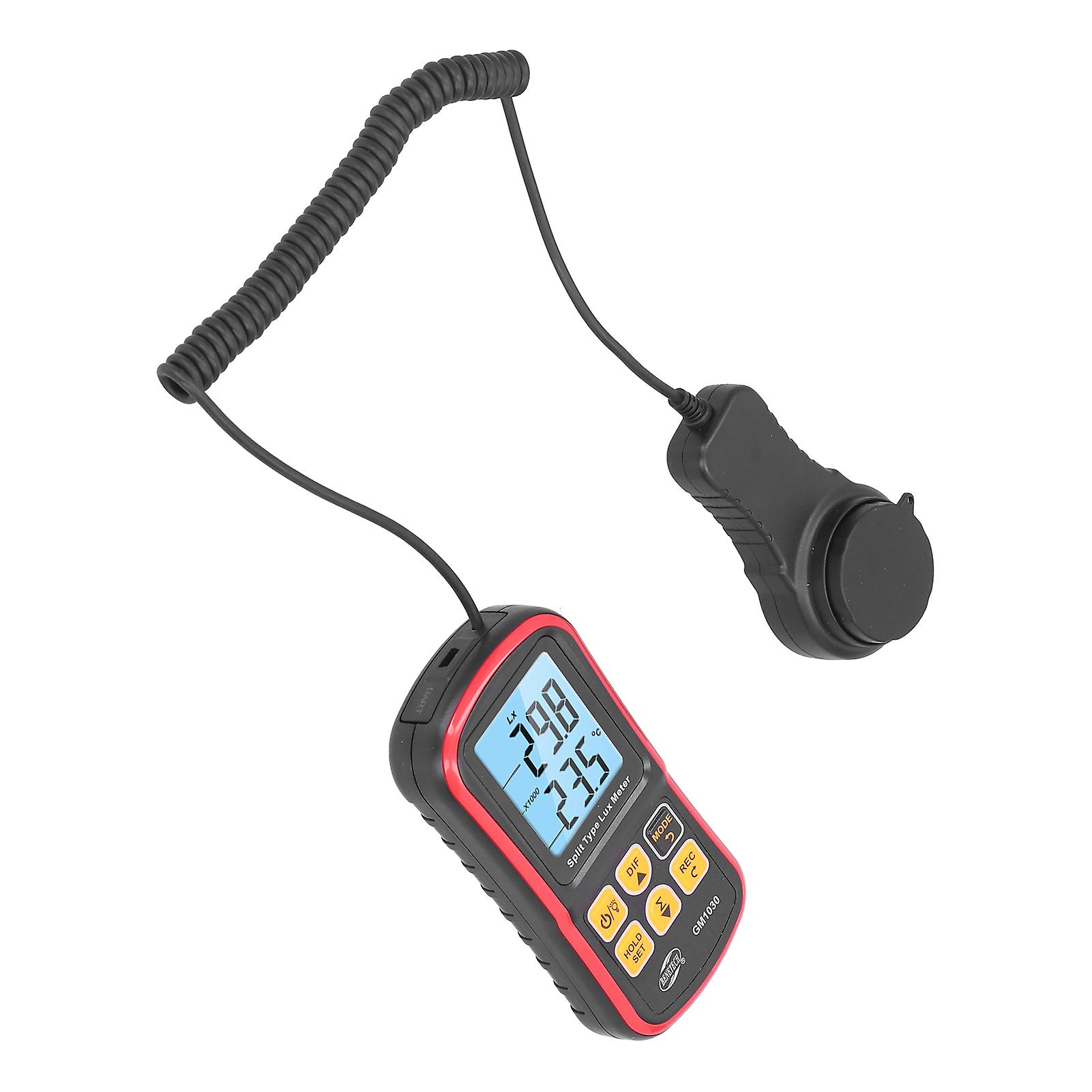 BENETECH Digital Luminance Meter HighAccuracy Handheld Industrial MultiFunction Illuminance Meter