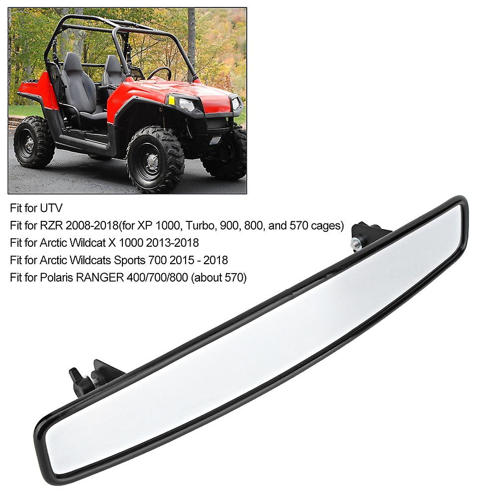 Wide Rear View Race Mirrors Convex Reverse Mirror with 1.75in Clamp Fit for UTV