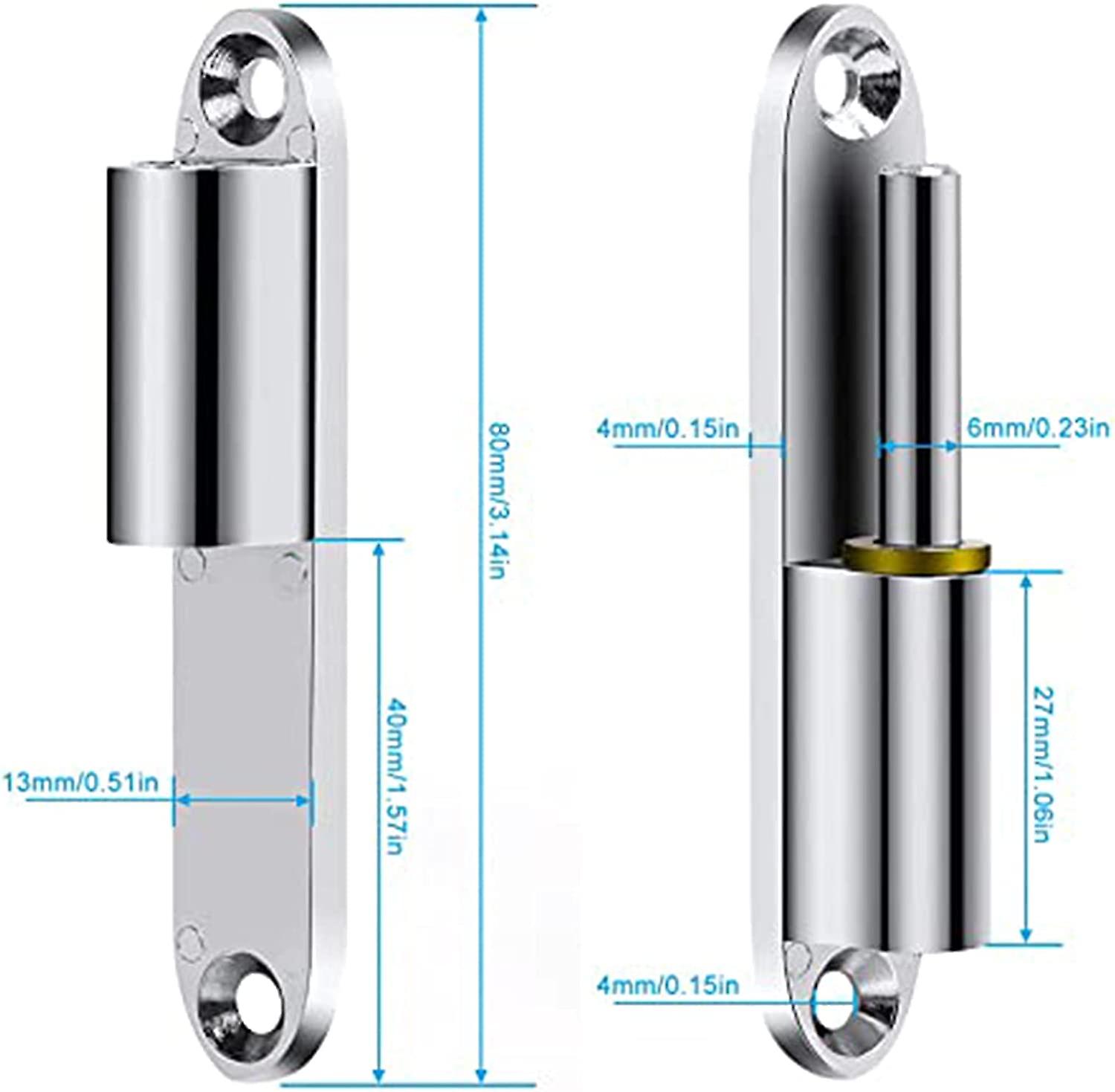 2 piezas de bisagras de acero inoxidable, bisagra de puerta atornillable, bisagra atornillable para puertas, bisagras de renovación