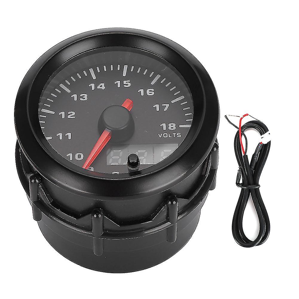 2in 52mm Car Voltmeter 7-Colors Digital LED Voltage Gauge Meter Display Modified Parts