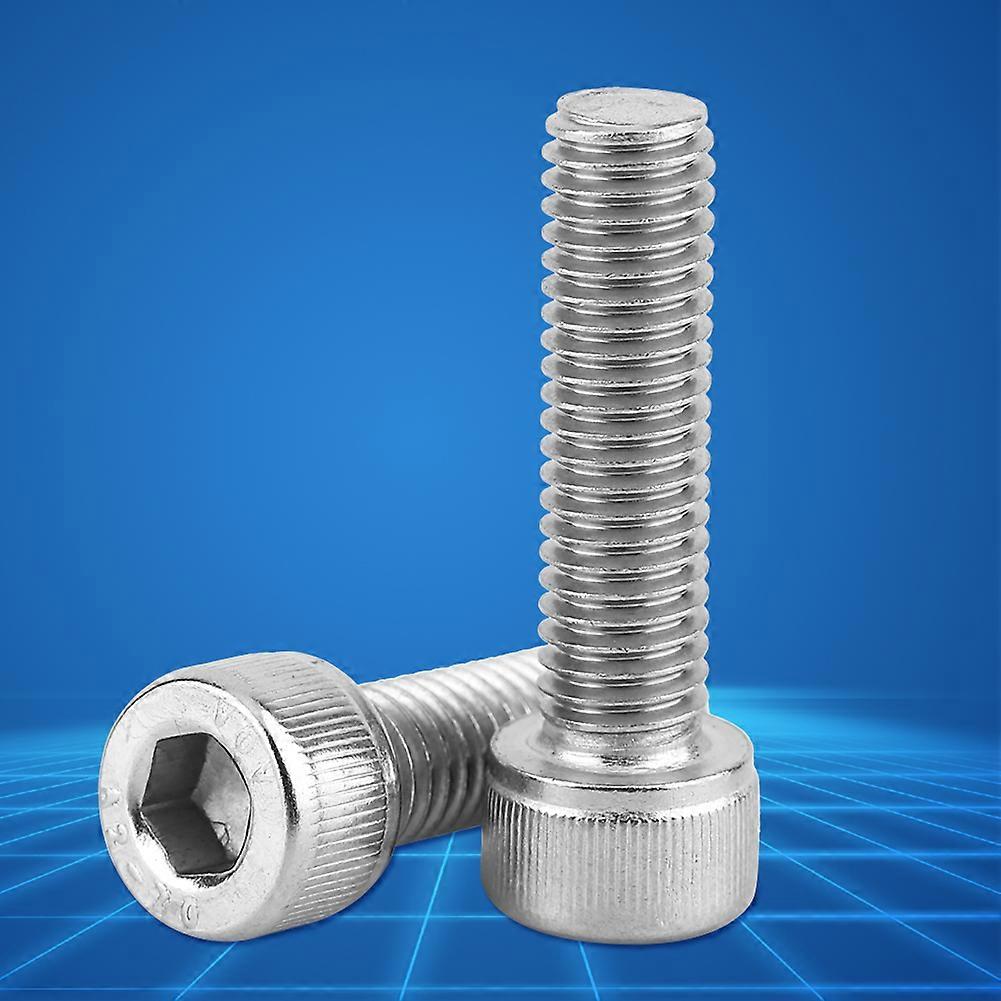 M8 Steel Hex Socket Cap Screws Nut Washer Set 60pcs Stainless