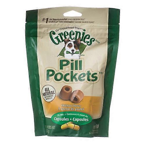 Greenies Hap Cep Tavuk Aromalı Köpek İkramları, Büyük - 30 İkram (Kapsül)