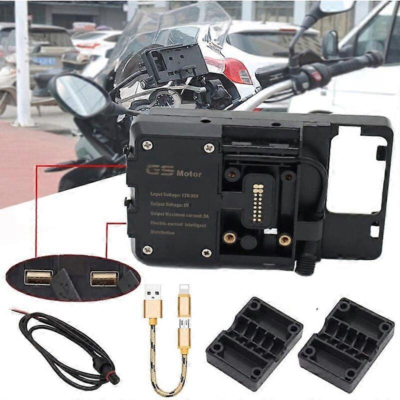 Phone Navigation Bracket Accessory with USB Cable for Honda BMW R1200GS