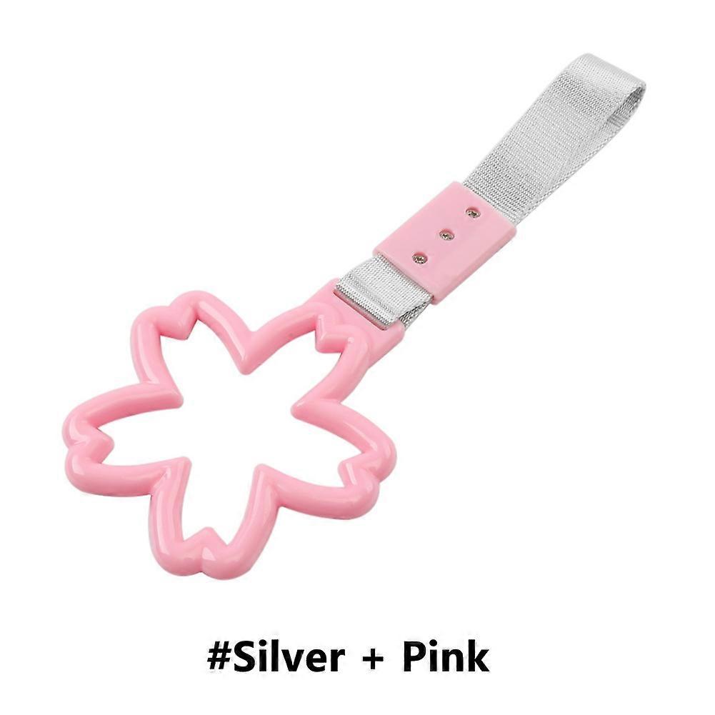 Newest Pink Car Interior Pull Ring Subway Train Bus Handle Strap Charm Drift TSURIKAWA RING Car Rear Bumper Warning Loop