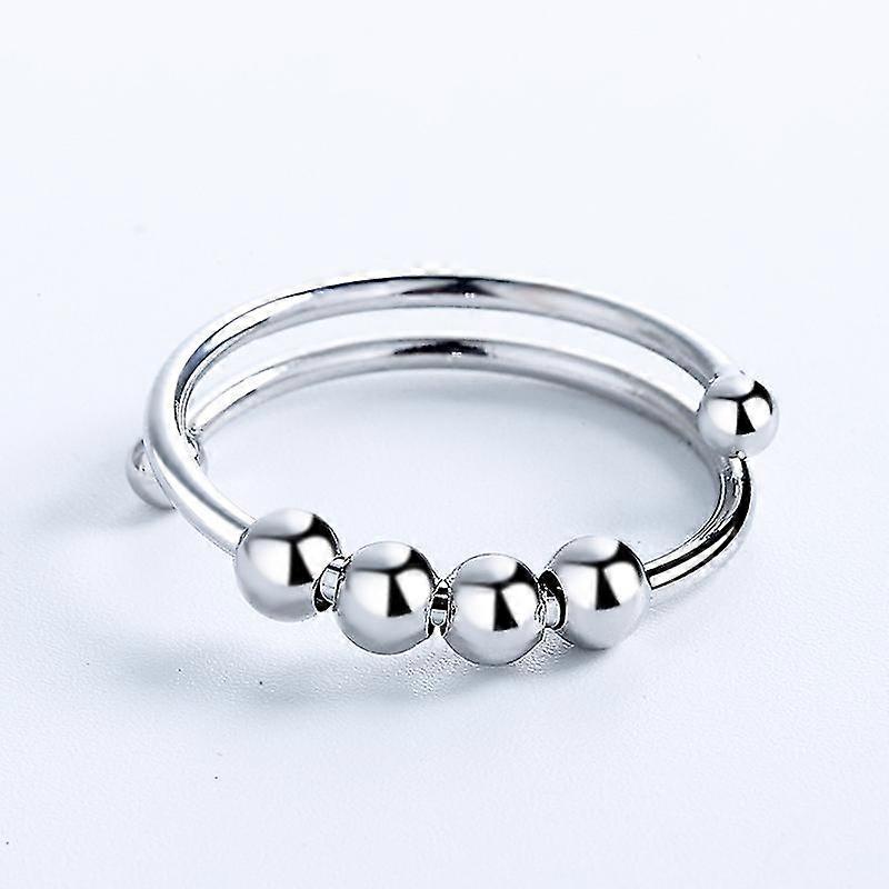 ספין חינם טבעת חרדה נגד מתח סליל יחיד חרוזים ספירליים נגד מתח מתנה תכשיטים חרוזי חרוזים גיאומטריים