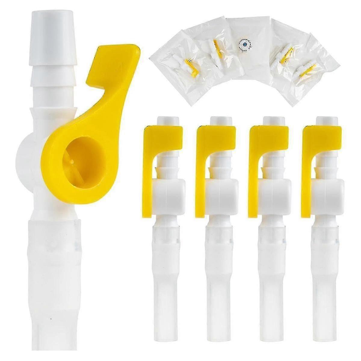 Comfort Flow Catheter Valves - Sterile,Easy to Use Lever Tap,Smooth Edges, and Tubing for Optimal U
