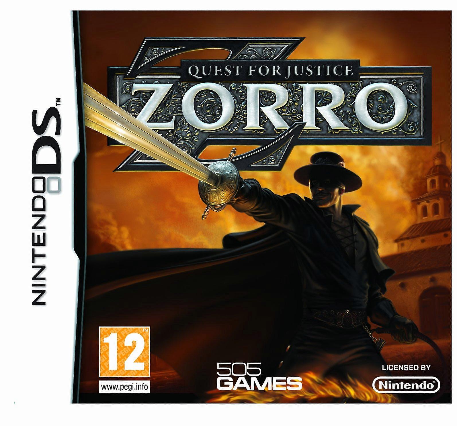 Zorro Quest For Justice (Nintendo DS) - PAL - New & Sealed