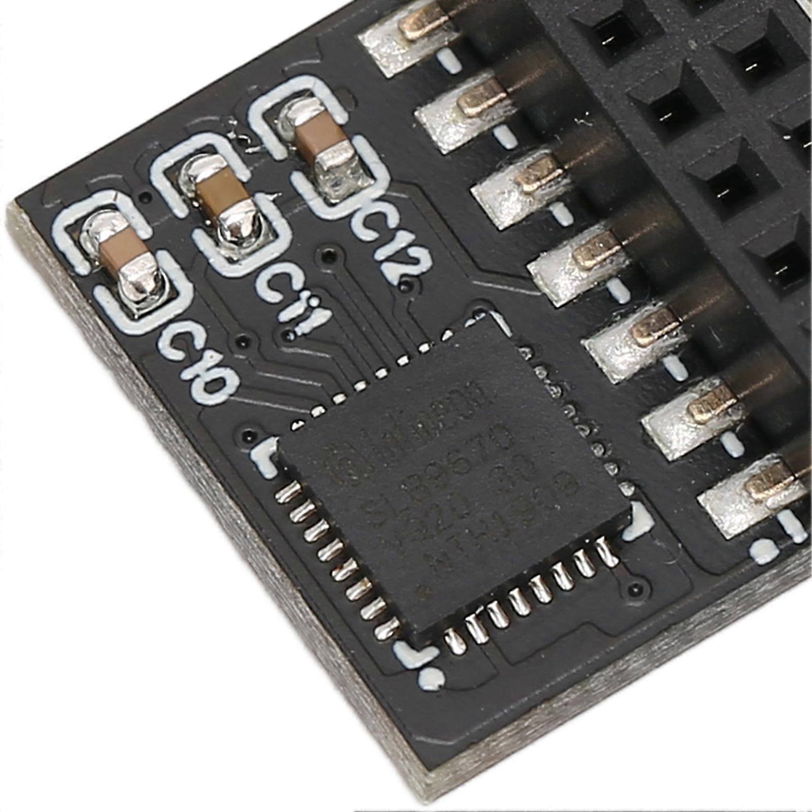 Modulo TPM 2.0 Per Sicurezza Crittografica – 20 Pin 2x10P – Sostitutivo Per Scheda Madre PC – Compatibile Con DDR4 - 2