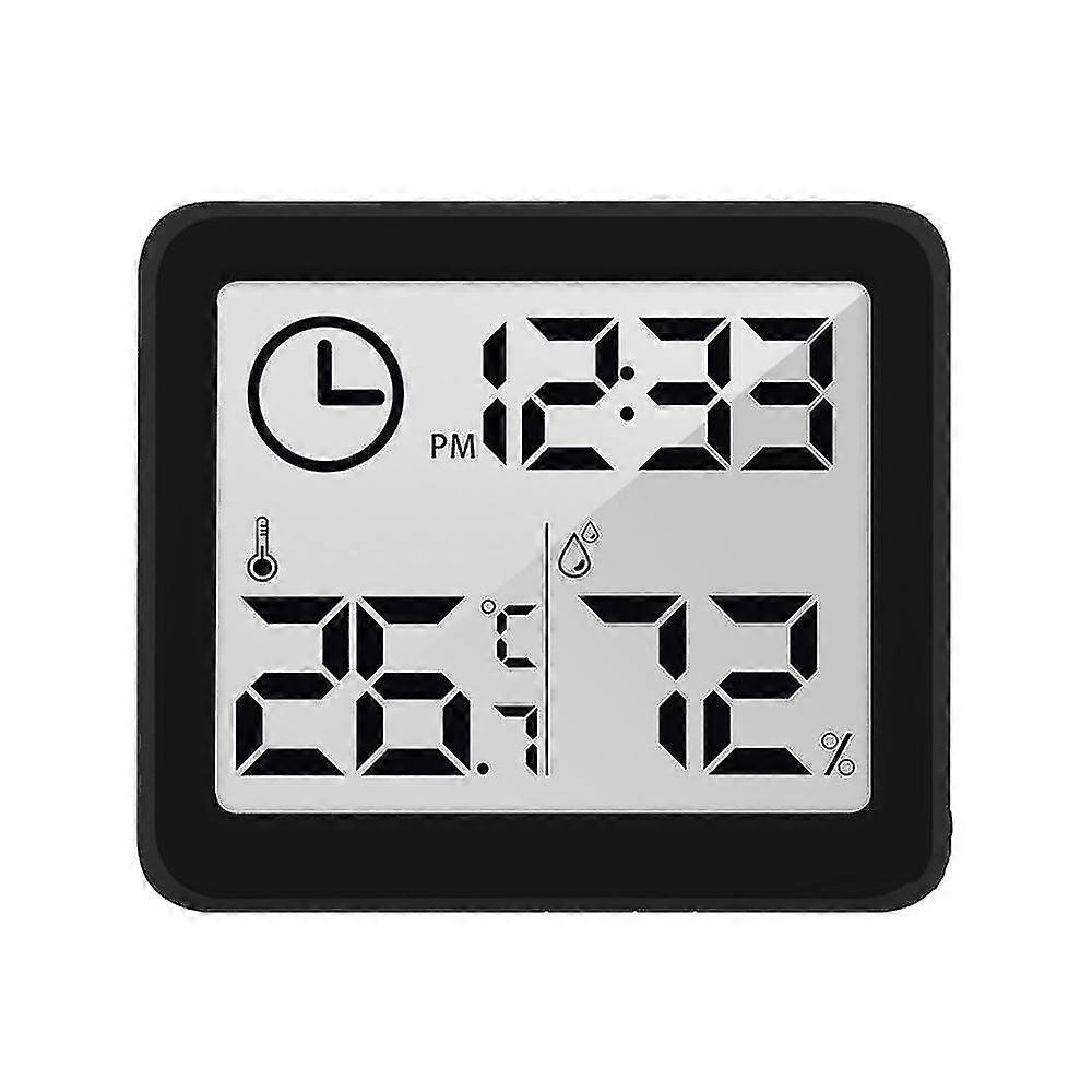thermometer hygrometer automatic electronic temperature humidity mon  clock