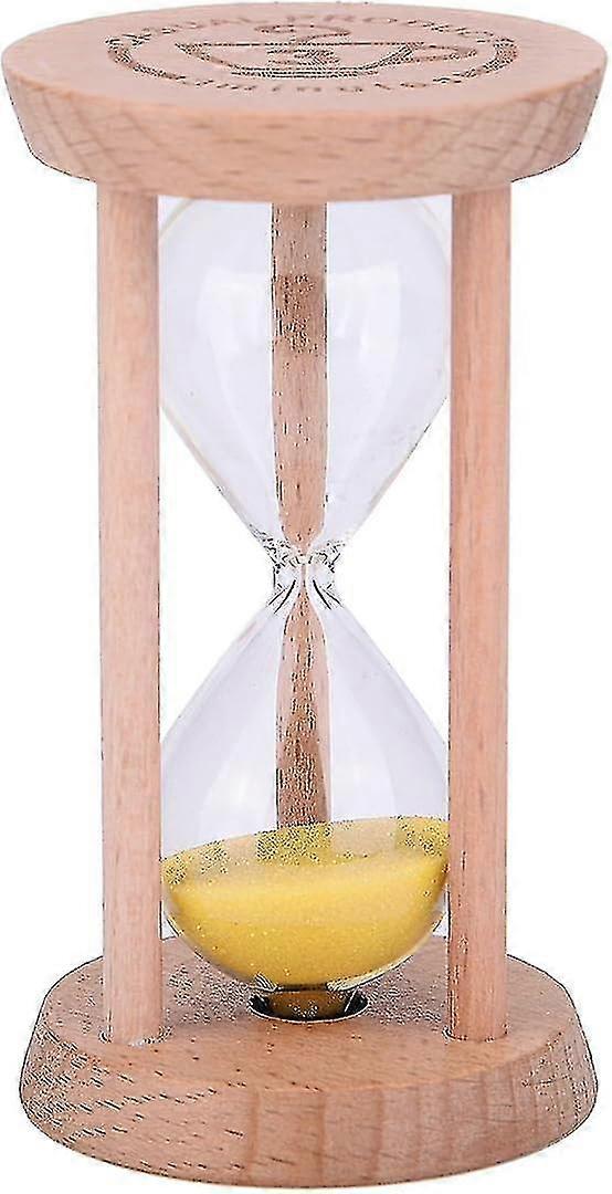 Mini Sand Timer - Wooden Hourglass Timer Wood Paint Tool For Home And Restaurant 3 Minutes