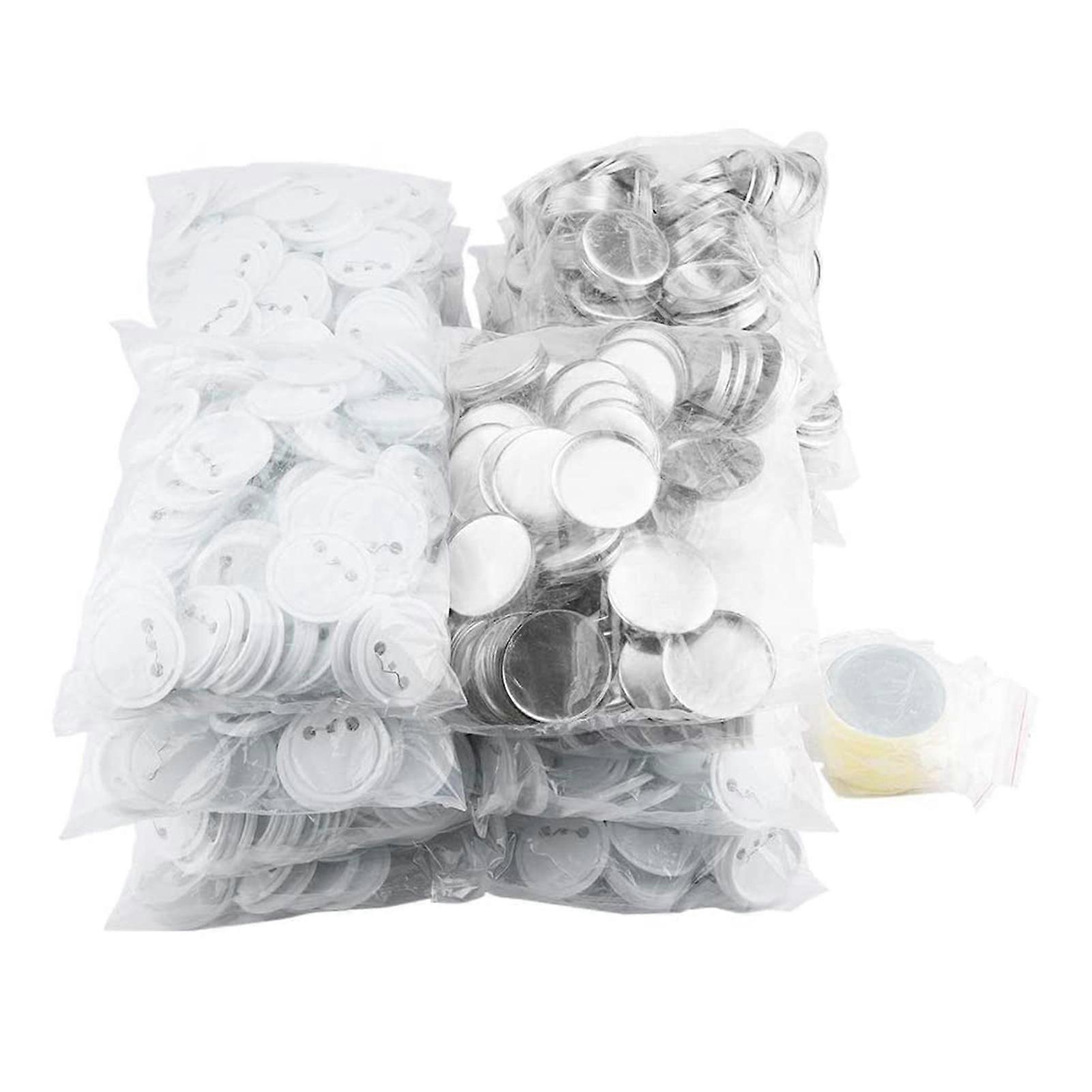 2000pcs 25mm DIY Blank Pin Badge Button Parts Consumables for Pro Button Maker