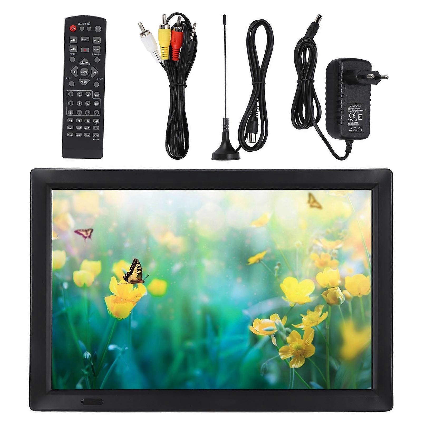 LEADSTAR 14 Inch Digital TV Portable Television with Stand for Home Car Outdoor Travel EU Plug 110220V NO.6197