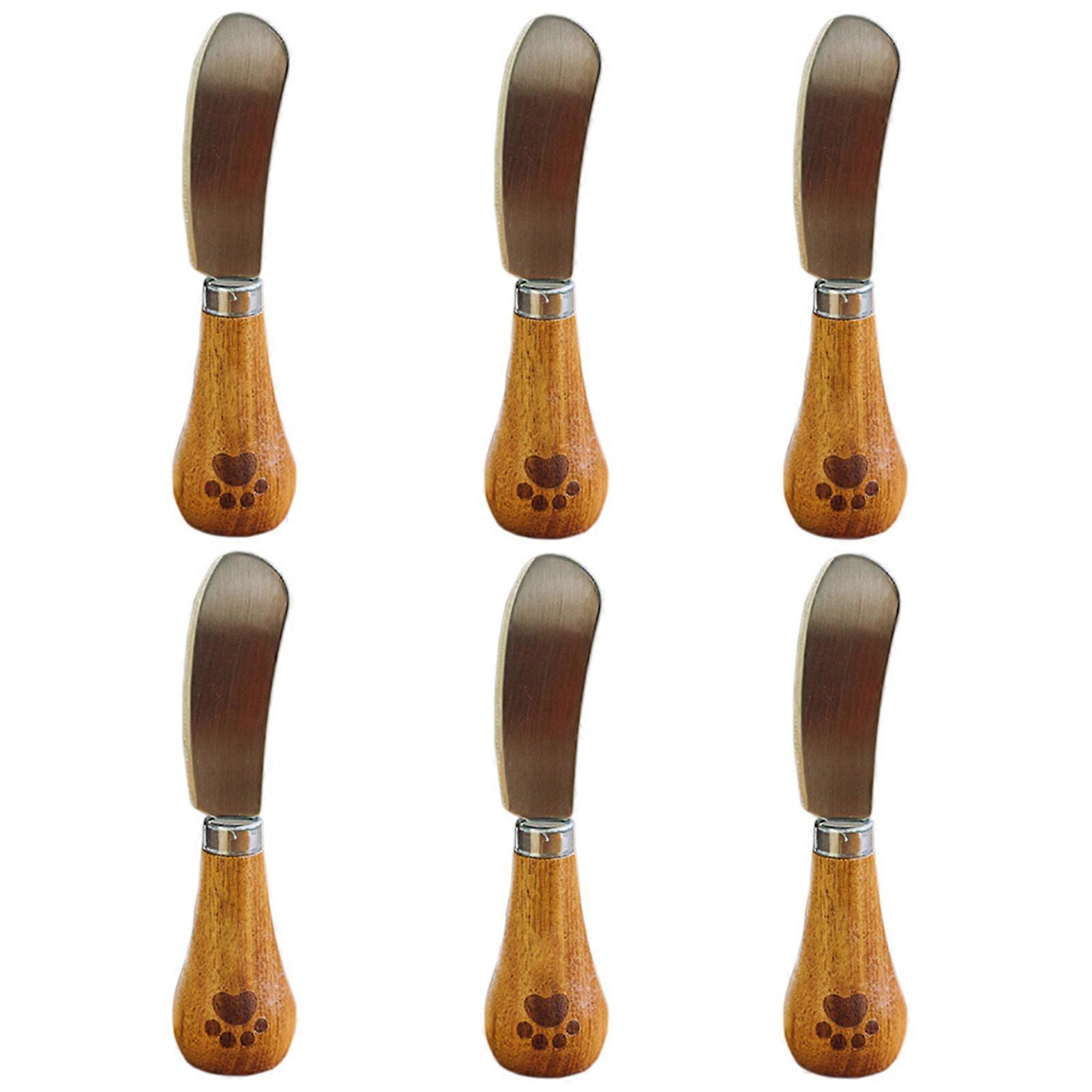Butter Cutter Cute Upright Butter Cutter Wooden Handle Small Bread Cream Cutter