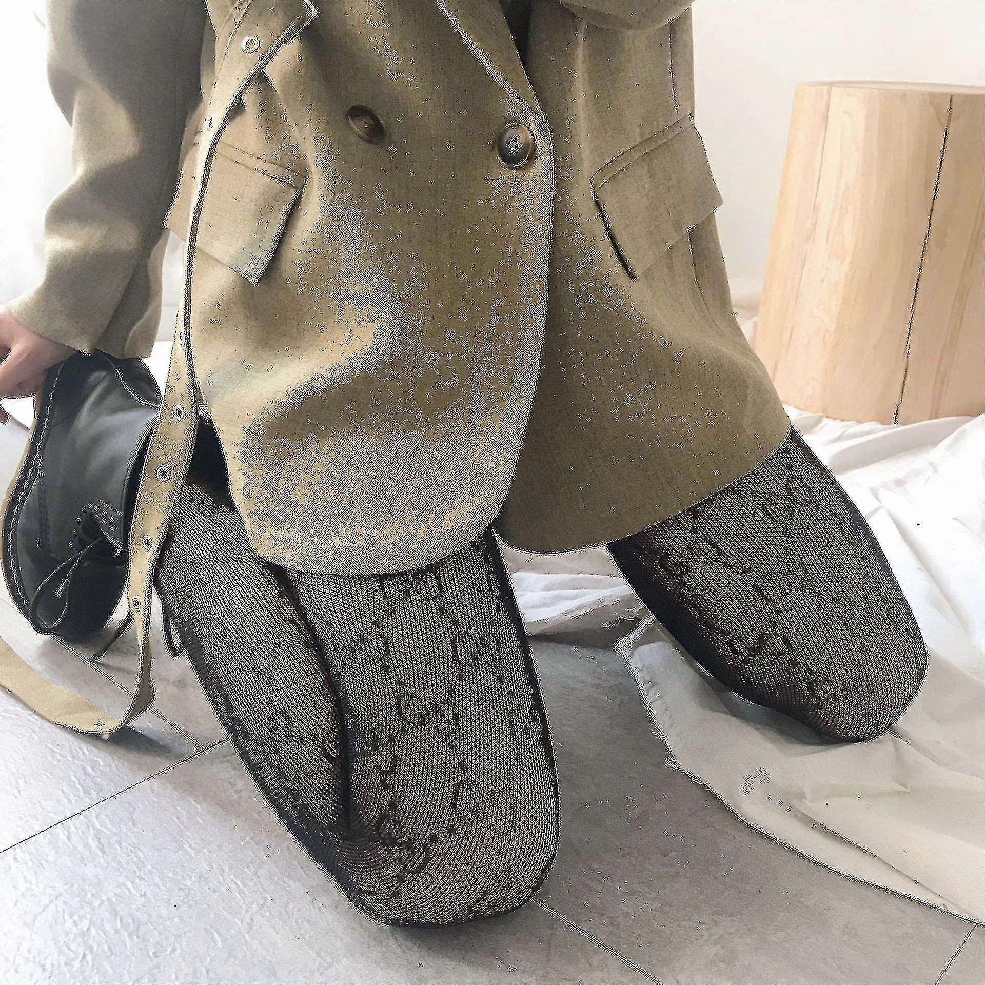 حرف مزدوج Cc جوارب طويلة ضئيلة شفافة جوارب شبكية صيد السمك جوارب مثيرة جوارب طويلة نادي حفلات 2024 جديد