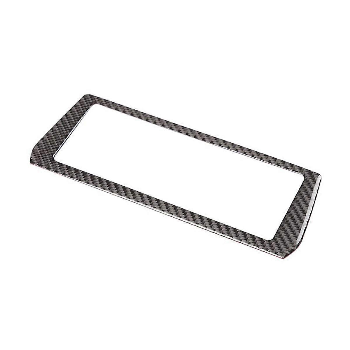 For A90 2019-2023 Soft Carbon Fiber Center Control Navigation Decoration Frame Sticker Interior Tri