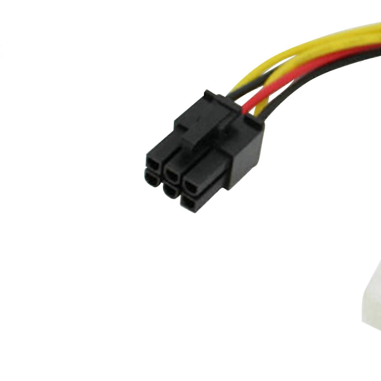 8 '' PCI Express PCI-E 4 Pin auf 6 Pin Grafikkarte Netzteil Netzkabel