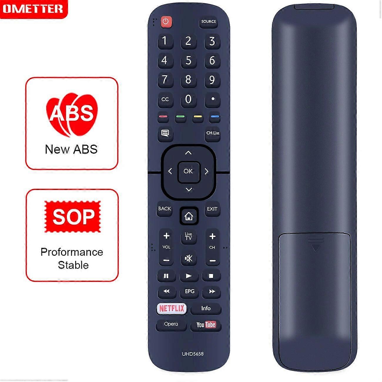 Remote Control For Panavox UHD5658 Android 4K Smart LED HDTV TV