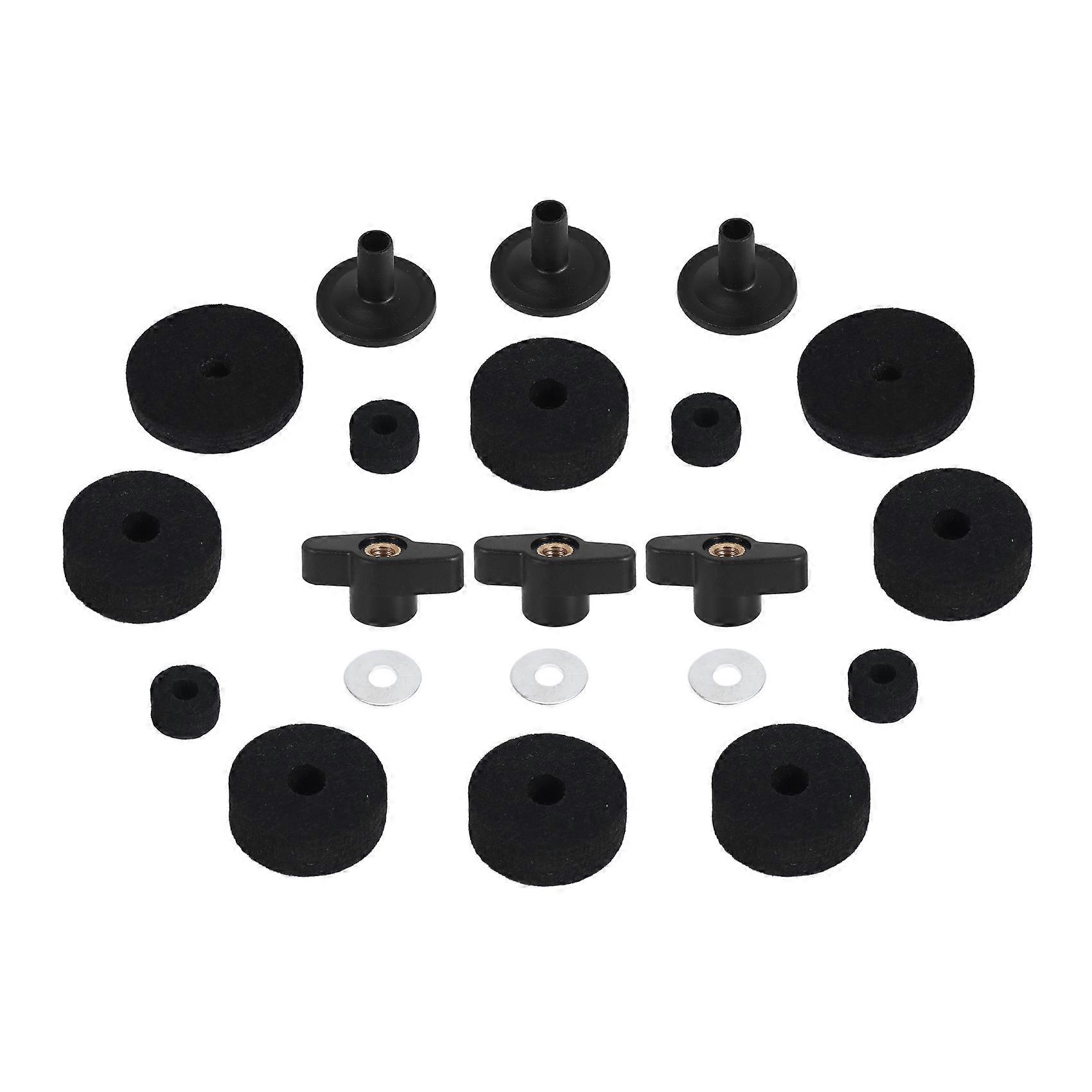 21 قطعة من اللباد الصنج مرحبا قبعة شعر الصنج الأكمام مع قاعدة الجناح المكسرات والصنج غسالة ل