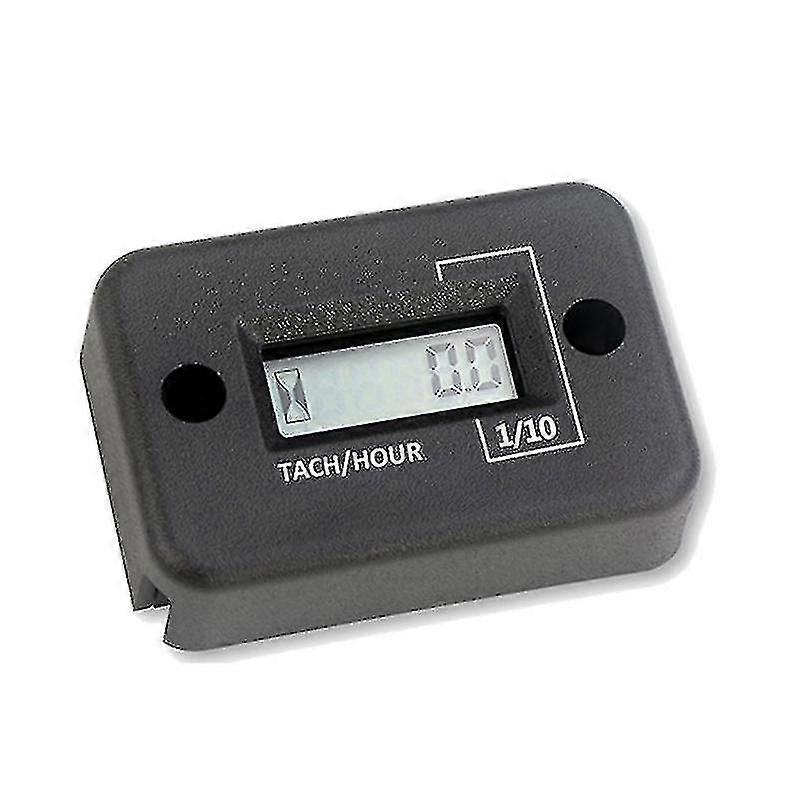 New Tach Vibration Hour Meter Hour Counter Rpm Counter Waterproof, Lcd Screen Operating Hour Meter With Wireless For All Atv Petrol Engine, Dirt Bike