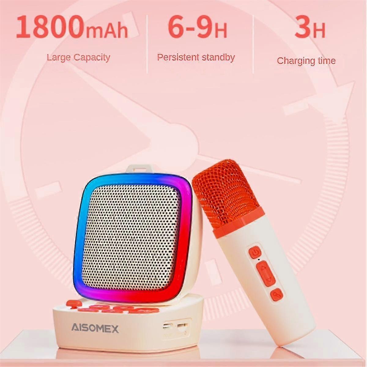 B156 Bluetooth Speaker Karaoke Multifunctional Convenient And Practical Portable Audio Microphone