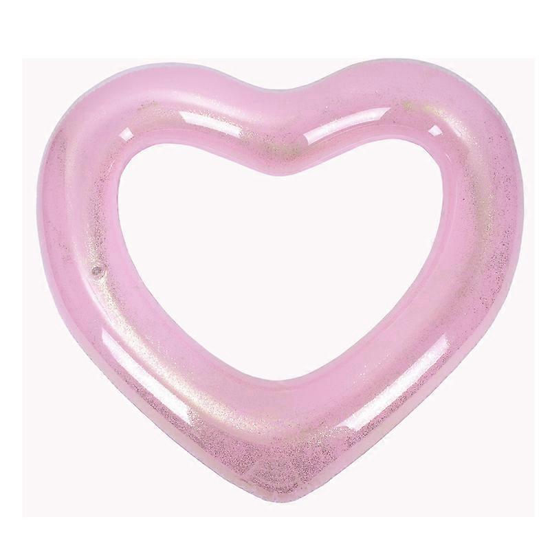 Pink Heart Shaped Inner Tube Float for Pool/Beach