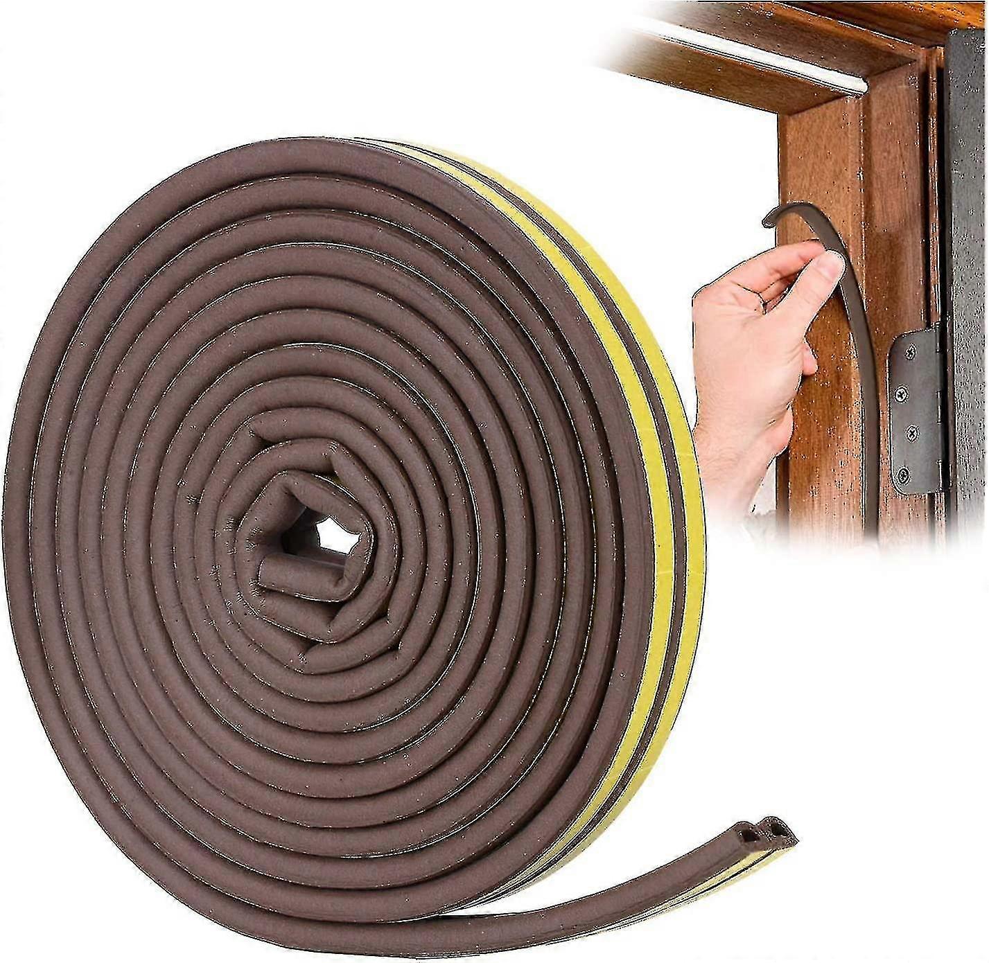 D-profile Gasket Strip Door And Window Caulk With Strong Adhesion Noise Insulation And Weather Prote