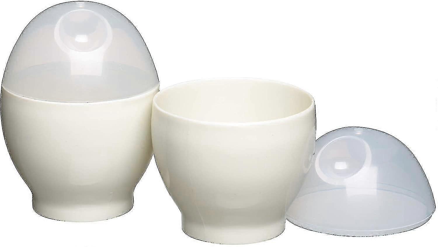 2pcs Microwave Plastic Egg Cooker Set