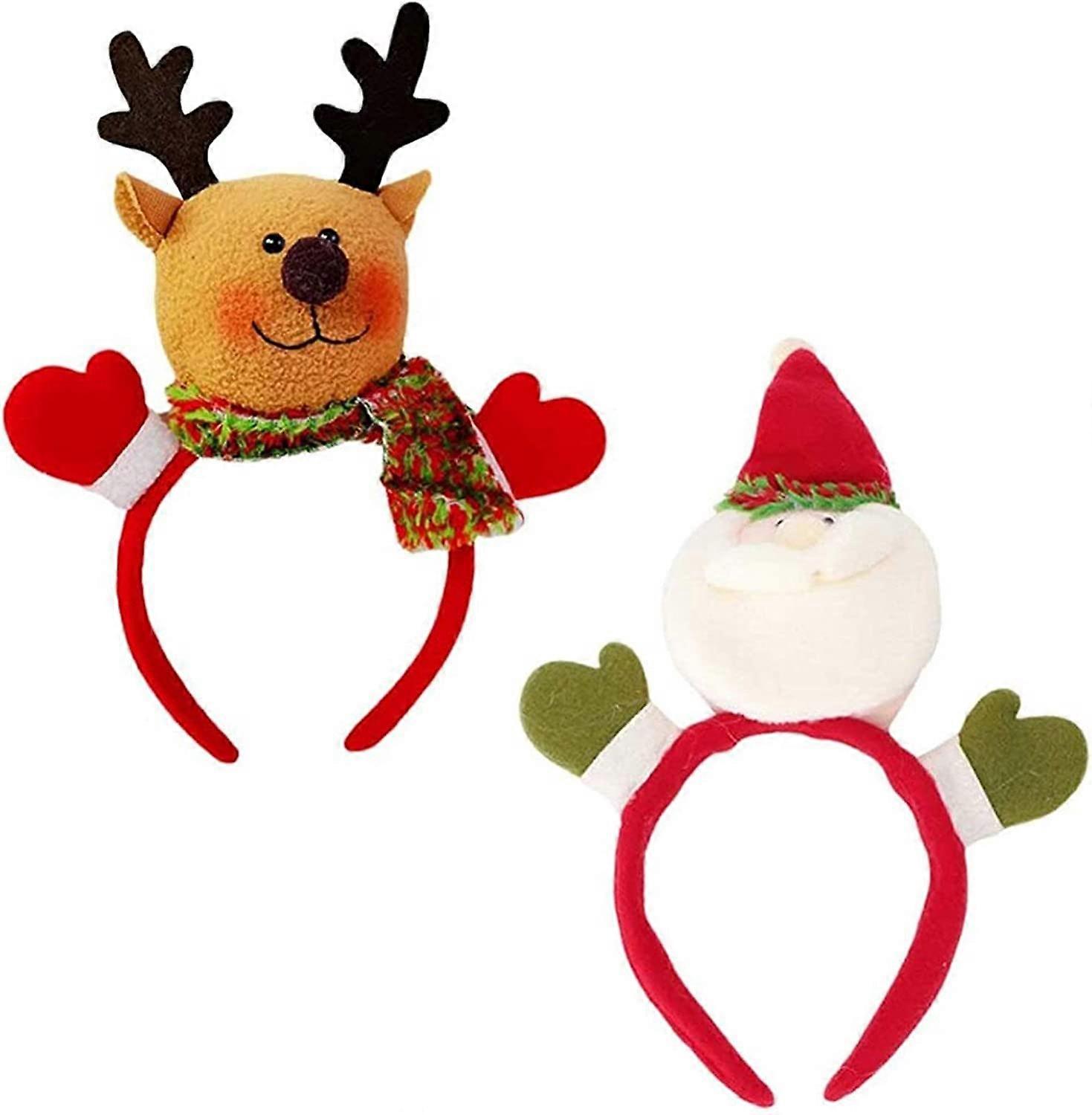 2 Pcs Christmas Party Headwear