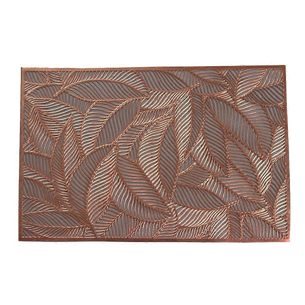 feuilles creuses isolé thermiquement napperon table à manger bol plat tasse placer tapis KAESI