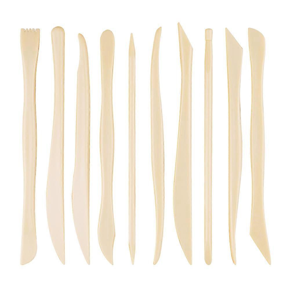 10 Pcs Outils En Argile Polymère Outils De Sculpture En Argile À Modeler Kits Pour Poterie Sculpture En Bois Pointillant Outils