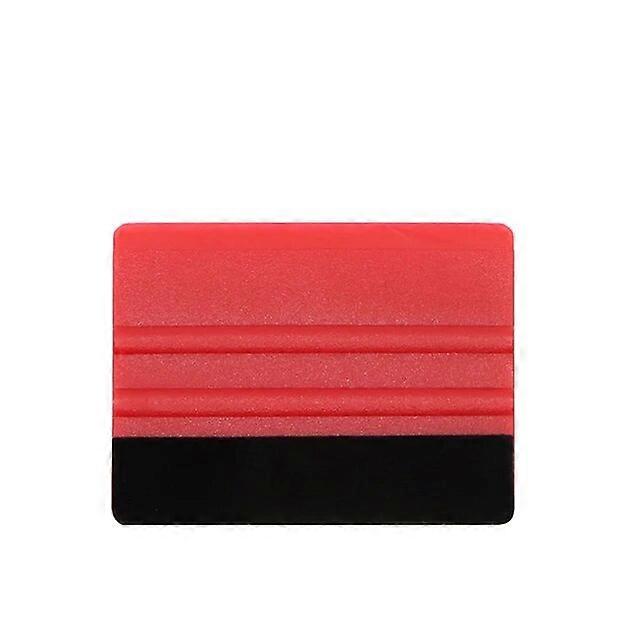 1Pcs Blue Red Yellow Squeegee Felt Edge Scraper Car Decals Vinyl Wrapping & Tint Tools Pro Plastic Soft Wrapping Spatula Tool