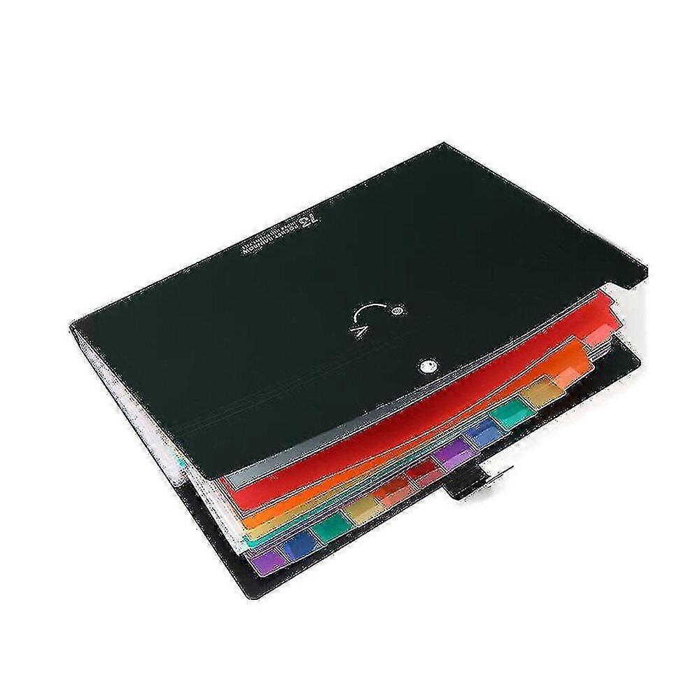 Listing Multicolor 13 Into Multi-page Classification Folder A4 Pp File Holder Storage Bag Portfolio