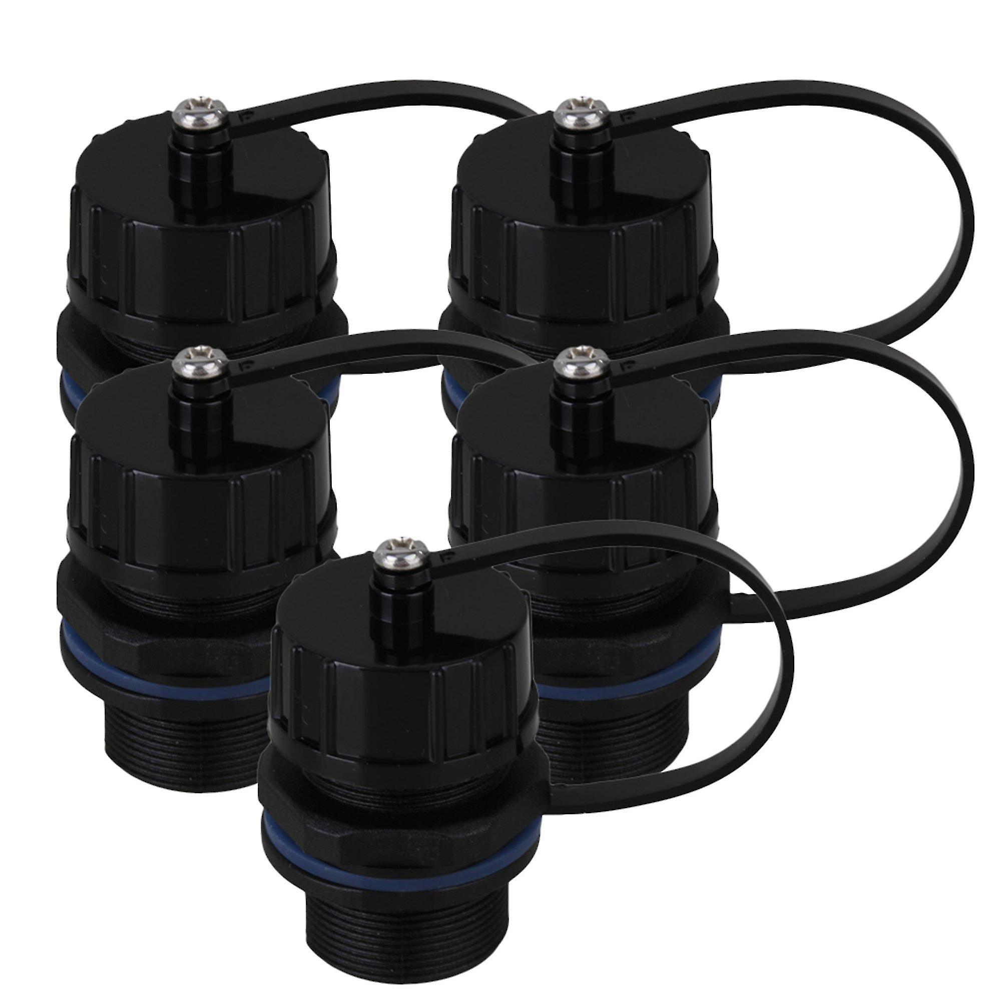 Electronics Component Connectors Ip68 Rj45 Ethernet M20 Inch Thread Ap Waterproof Connector W/8 Pins Set Of 5