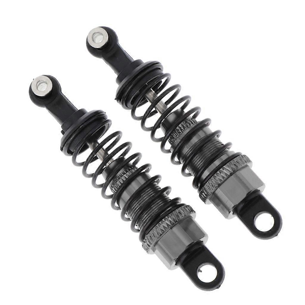 Ammortizzatore da 2 pezzi, ammortizzatore RC assemblato regolabile in alluminio per auto RC 1/10 WLtoys A959-B A969 A979 K929 Parti hop-up aggiornate - Blu