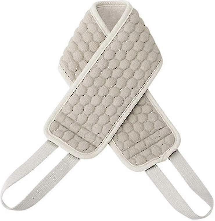 Exfoliating Back Scrubber For Shower, Large Size 32in With Long Handle, Double Gift