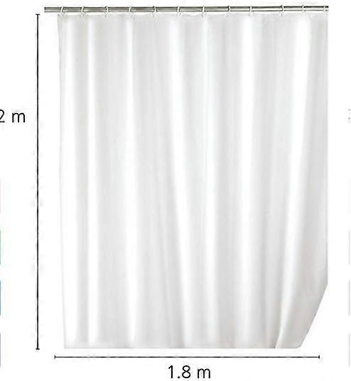 180*200 cm hvitt vanntett dusjforheng