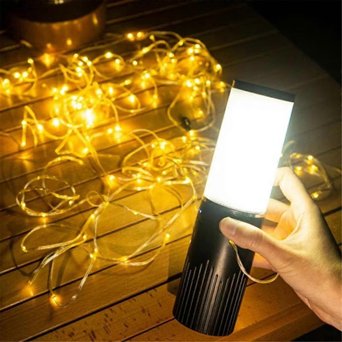 Tent String Lights for Camping Portable LED Flashlight Hiking Light Tent Several Light Modes Outdoo