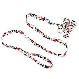 Cat Harness and Leash Set Adjustable Nylon Escape Proof for Outdoor Walking